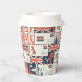 London Post Paper Cups Papieren Bekers (Achterkant)
