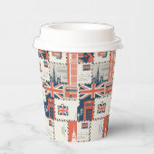 London Post Paper Cups Papieren Bekers (Rechts)