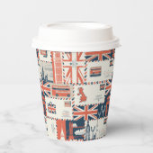 London Post Paper Cups Papieren Bekers (Voorkant)