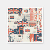 London Post Paper Napkins Servet (Voorkant)