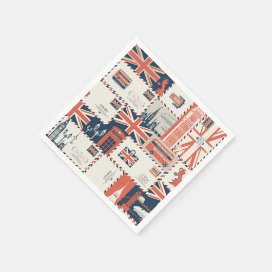 London Post Paper Napkins Servet (Hoek)