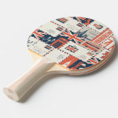 London Post Ping Pong Paddle Tafeltennisbatje (Voorkant Gekanteld)