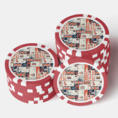 London Post Poker Chips (Opstapeling)
