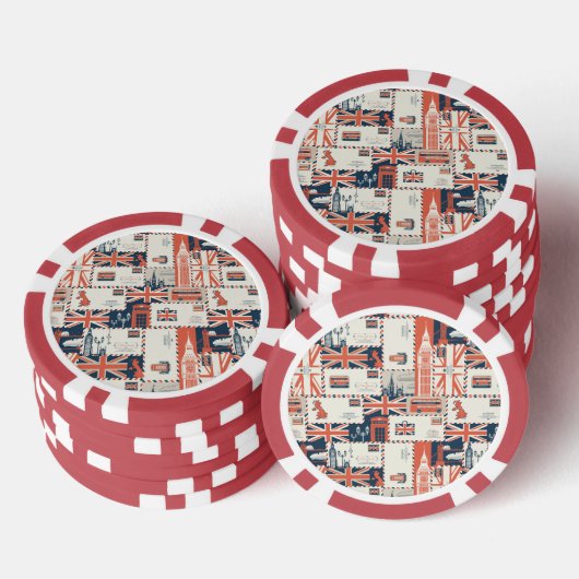 London Post Poker Chips (Opstapeling)