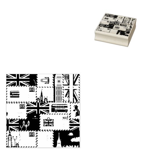 London Post Stamp Rubberstempel (Gestempeld)
