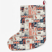 London Post Stocking Grote Kerstsok (Achterkant)