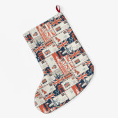 London Post Stocking Grote Kerstsok (Achterkant (Hangend))
