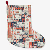 London Post Stocking Grote Kerstsok (Voorkant)