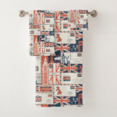 London Post Towel Set Bad Handdoek (Insitu)