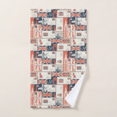 London Post Towel Set Bad Handdoek (Handdoek)