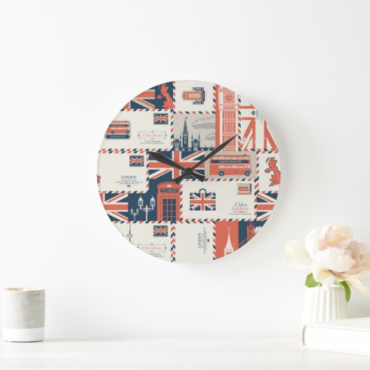 London Post Wall Clock Grote Klok (Huis)