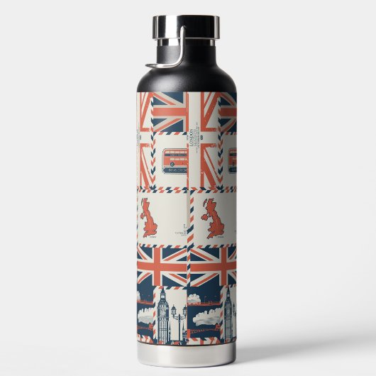 London Post Water Bottle Waterfles (Rechts)