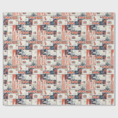 London Post Wrapping Paper Cadeaupapier (Vlak)