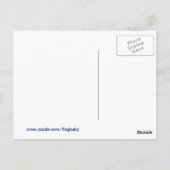 London Postcode SW11 met Union Jack Briefkaart (Achterkant)