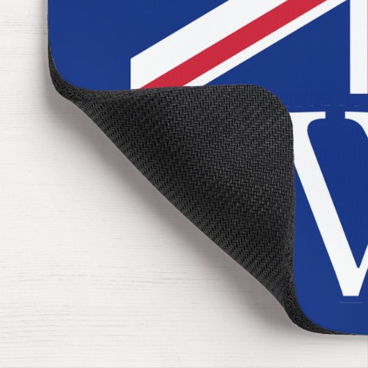 London Postcode SW1 met Union Jack Muismat (Hoek)