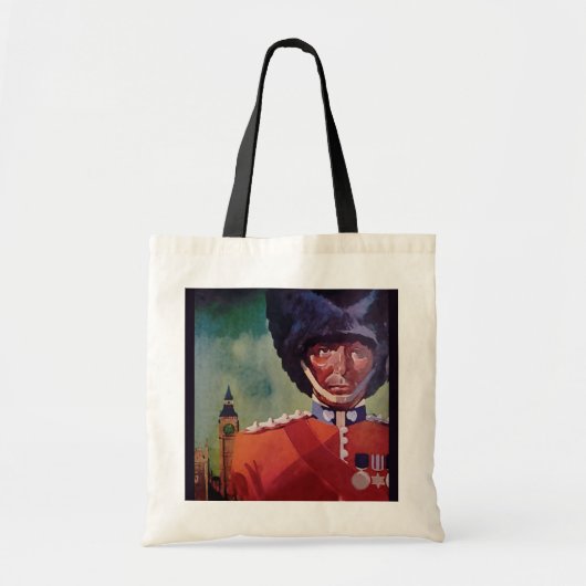 London Poster Boodschappentas Tote Bag (Voorkant)