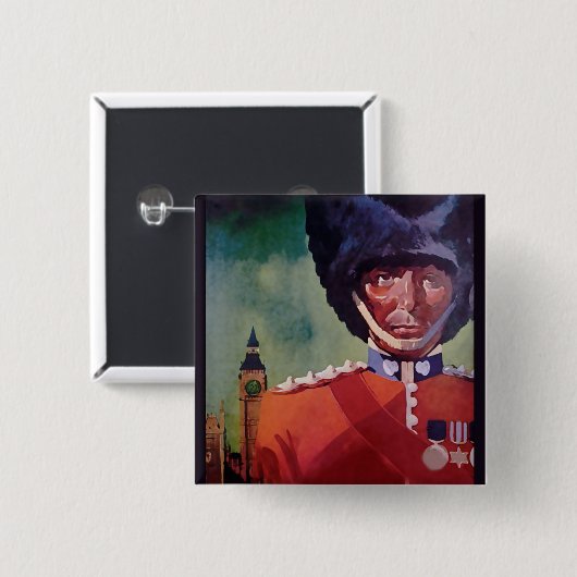 London Poster Button (Voorkant /achterkant)