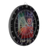London Poster Dart Board Dartbord (Voorkant Links)