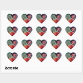 London Poster Heart Sticker (Vel)