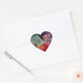 London Poster Heart Sticker (Envelop)
