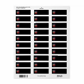 London Poster Return Address Label (Full Sheet)