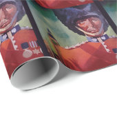 London Poster Wrapping Paper Cadeaupapier (Rol Hoek)
