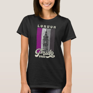 London Pride 2023, Big Ben, Asexual Pride Flag Pre T-shirt