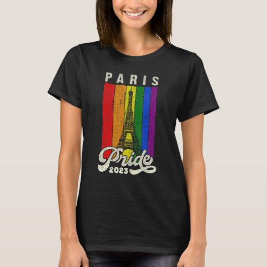 London Pride 2023 Big Ben LGBT Pride Flag T-shirt (Voorkant)