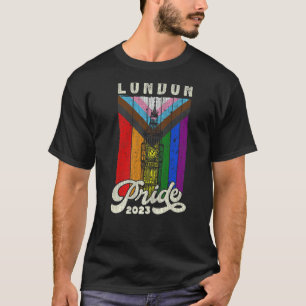 London Pride 2023 Big Ben Progress Flag T-shirt