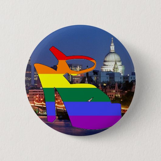London Pride Ronde Button 5,7 Cm (Voorkant)