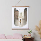 London print hangend wandkleed (Slaapkamer)
