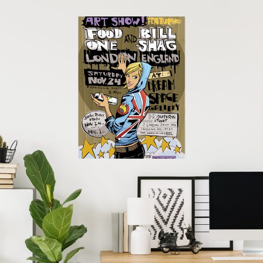 London Print/Poster Poster (Thuiskantoor)