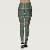 London Pset Checked Navy Blue en Green Leggings (Achterkant)