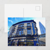 London Pub en Shard Briefkaart (Voorkant / Achterkant)