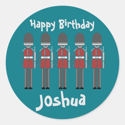 London Queen's Guard Stickers (Voorkant)