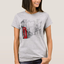London Red Booth Artistic No Underbase T-shirt