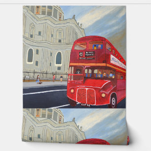 London Red Bus achtergronden Behang