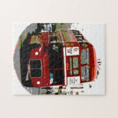 London Red Bus Art Travel Legpuzzel (Horizontaal)