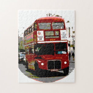 London Red Bus Art Travel Legpuzzel