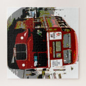 London Red Bus Art Travel Legpuzzel (Horizontaal)