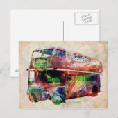 London Red Bus Briefkaart (Voorkant / Achterkant)