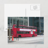 London Red Bus Briefkaart (Voorkant / Achterkant)