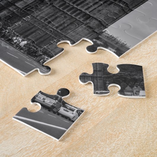 London Red Bus en Big Ben Art Travel Legpuzzel (Zijkant)