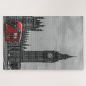 London Red Bus en Big Ben Art Travel Legpuzzel (Horizontaal)