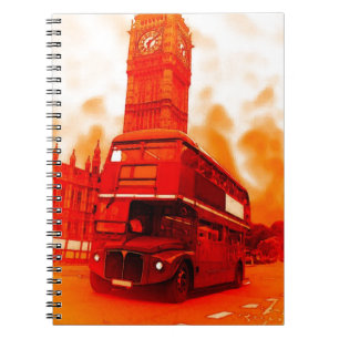 London Red Bus en de Big Ben Notitieboek