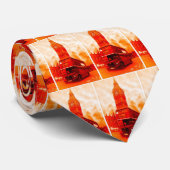 London Red Bus en de Big Ben Stropdas (Opgerold)