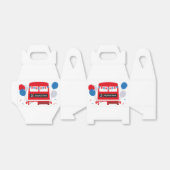London Red Bus gepersonaliseerde gunst box Bedankdoosjes (Uitgevouwen)
