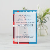 London Red Bus Kaart (Staand voorkant)