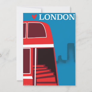 London Red Bus Kaart