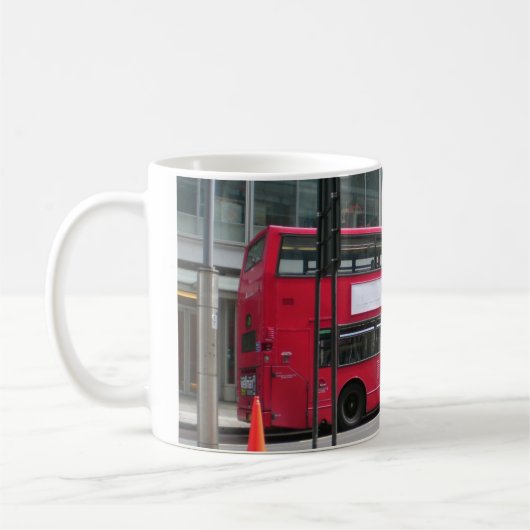 London Red Bus Koffiemok (Links)